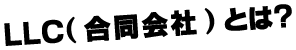 LLC(合同会社)とは？