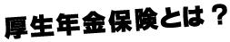 厚生年金保険とは